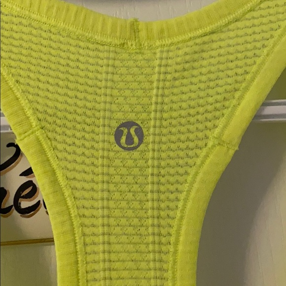 Lululemon neon yellow tank - Picture 3 of 3
